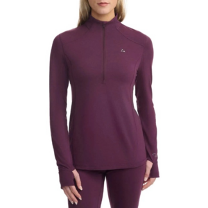 Paradox Quarter Zip Wool Blend Long Sleeve Top Sz L Outdoor Base Layer Active